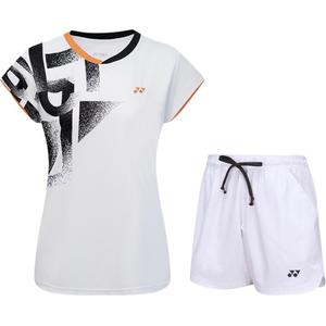 YONEX Женский комплект одежды Casual Suits белый топ+белые брюки