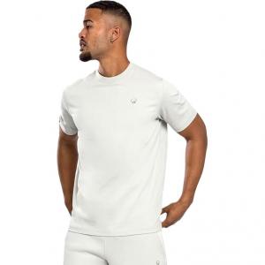 Футболка мужская с круглым вырезом, умеренный прямой крой VENUM, бежевый-056