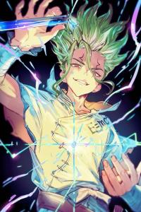 Dr. Stone Notebook: 120 Lined Paper Book for Writing, Perfect Present for Anime Fans, Notebook Diary 6 X 9 Inches