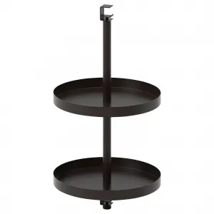 Полка, антрацит, 40x21 см, ENHET IKEA