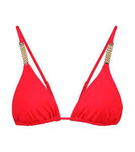 Треугольный верх бикини Мальдивы Melissa Odabash, красный
