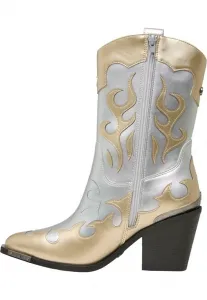 Ковбойские/Байкерские сапоги Buffalo, Silver Gold