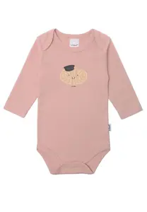 Лилипутовое боди "Franzbrötchen" с круглым вырезом Liliput, розовый