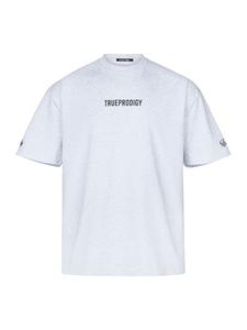 Trueprodigy Футболка оверсайз Kai F серого меланжевого цвета