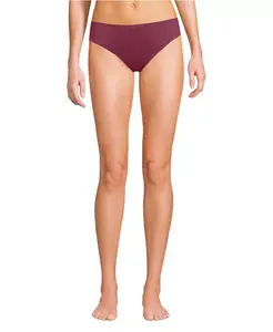 Женские хипстерские плавки-бикини Lands' End, красный