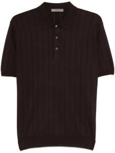 Футболка-поло Corneliani из хлопка, коричневый