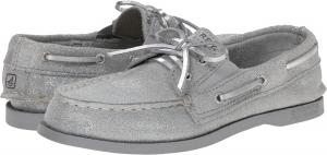 Детские топсайдеры Sperry, серебряный