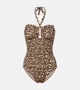 Купальник с леопардовым принтом wanderlust Zimmermann, Leopard