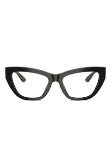 Очки в оправе «кошачий глаз» Dolce & Gabbana Eyewear, черный