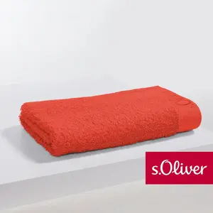 С.Оливер полотенце "с. Полотенце Oliver (1 шт.), особенно мягкое и впитывающее S.Oliver 50х100 см (1 шт.), красный