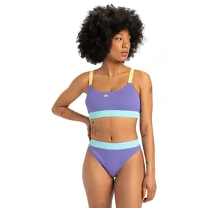 Женские плавки бикини Quiksilver Hi Cut со средней посадкой, фиолетовый