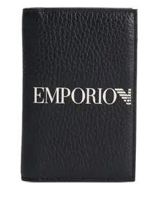 Кошелек с логотипом Emporio Armani, черный