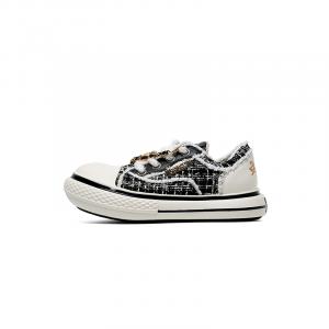 OLD ORDER ZHAOTAIYANGLIANMING x Низкие износостойкие парусиновые туфли, увеличивающие рост, унисекс, белые, черные