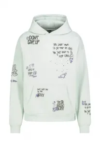 Толстовка с принтом mit по всей поверхности Sublevel, Light-Green