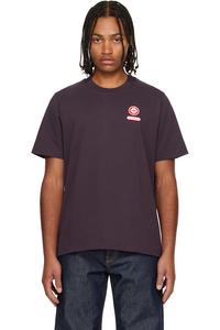 Футболка с коротким рукавом и нашивкой с логотипом Casablanca, Burgundy