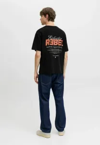 Футболка с принтом Jj Rebel, Black