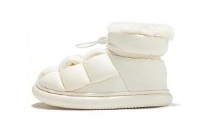 Водонепроницаемые утепленные ботинки Tofu Mid Top повседневные женские beige Feiyue, Ecru