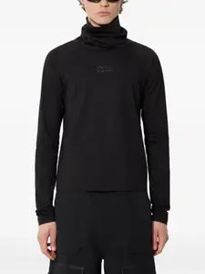 Футболка с высоким воротником и рукавами реглан A.A. Spectrum, черный