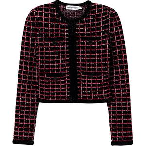 Self-portrait Свитер Self portrait женский черный и красный