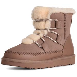 UGG Классические новогодние короткие зимние сапоги женские Reindeer Brown, цвет Reindeer Brown