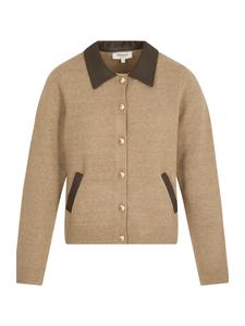 Morgan Кардиган вязаный в цвете шоколад, капучино