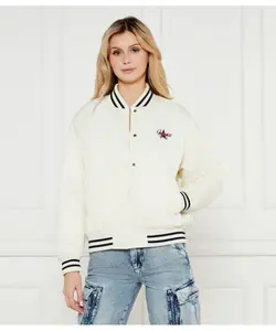 Университетский Бомбер Regular fit Guess Jeans, белый