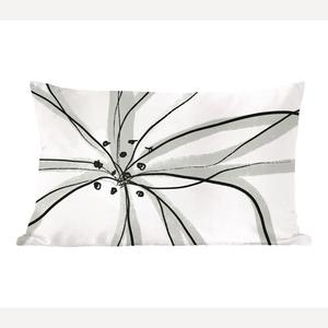 MuchoWow Декоративная подушка Диванная подушка Декоративная подушка для гостиной 60 x 40 см Цветы - Абстракция - Дизайн - Чехлы для подушек - Декоративные чехлы для подушек - Декоративные чехлы для подушек, мультиколор