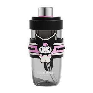 Пластиковые стаканы для воды Sanrio, Kuromi [Cup Brush + Sticker]