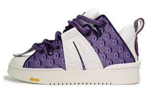 Palladium D.Desirable x Fashi Collection, вышитые пухлые кроссовки Mid Top Skateboard Shoes, женские, фиолетовые белые