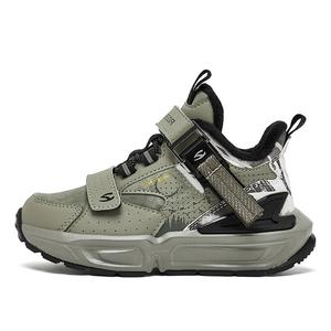 Нескользящая амортизирующая, износостойкая, увеличивающая рост детская обувь для повседневной носки HOBIBEAR, зеленый