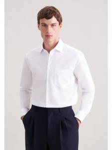 Seidensticker Деловая рубашка, стандартный размер, белого цвета