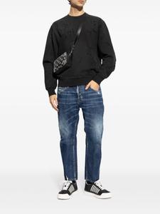 AMIRI хлопковая толстовка с вышитым логотипом, черный