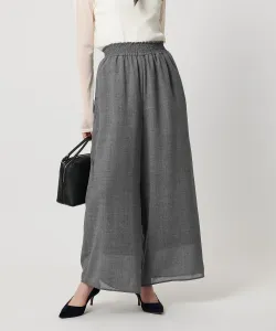 Широкие брюки из саржи, пригодные для стирки United Arrows, цвет Dk.Gray