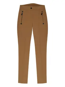 Брюки с молнией Moncler Grenoble, коричневый