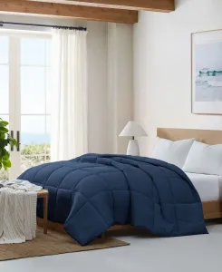 Мягкое одеяло из микрофибры, размер Full/Queen C&C California, темно-синий