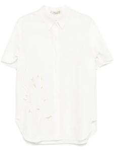 Dorothee Schumacher рубашка с цветочной вышивкой, белый