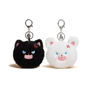 Плюшевый кулон с растущим пушистым котенком, свирепые милые брелоки для кукол, рождественская коробка высотой 7 см X3COMMUNE, белый