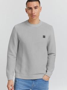 Вязаный свитер сдваленсия Solid, серый