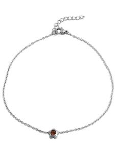 Adeliás Женский кулон из нержавеющей стали серебристого цвета