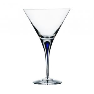 Оррефорс "Интермеццо" Синий Бокал для Мартини Orrefors