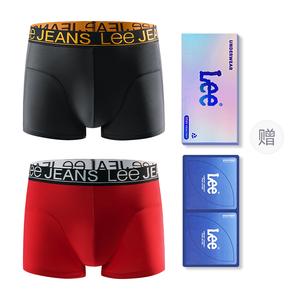 Классические трусы 101 для мужчин набор из 2 штук в подарочной коробке Lee, черный