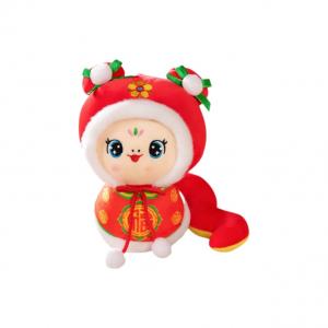 Коллекционная плюшевая кукла Full Of Blessing Snake высотой 12см/16см/20см Small bubble