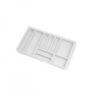 EMUCA Вставка для столовых приборов Optima Vertex/Concept, глубина 500 мм, толщина 16 мм, модуль 800 мм, пластик, белый