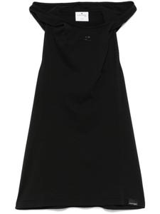 Courrèges топ с капюшоном, черный