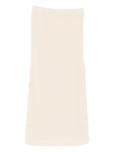 Вязаная юбка миди Patrizia Pepe, нейтральный