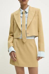 Мини-юбка Answear.Lab, желтый