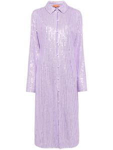 Платье-рубашка Sonja с пайетками Stine Goya, фиолетовое