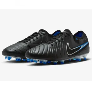Nike Tiempo Legend 10 Elite DV4328-040 Мужские 4 Черные Кожаные Футбольные Бутсы TF2753