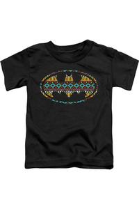 Футболка с коротким рукавом Batman Aztec Fill для малышей Gildan, черный