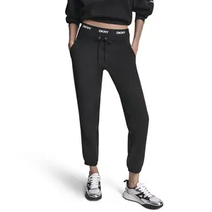 Спортивные штаны DKNY с классическим логотипом, черный